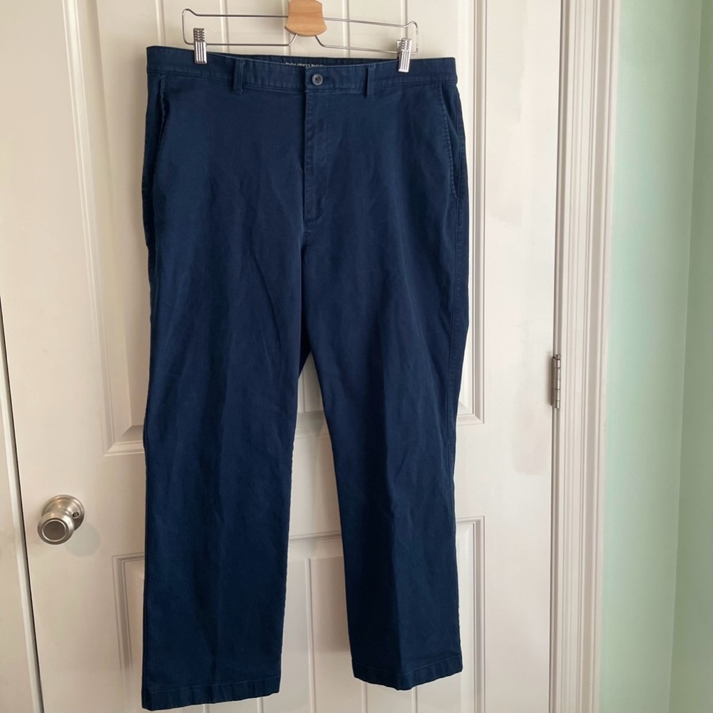 Roundtree & Yorke Classic Fit Back Blue Pants Sz 40W x 30L GUC